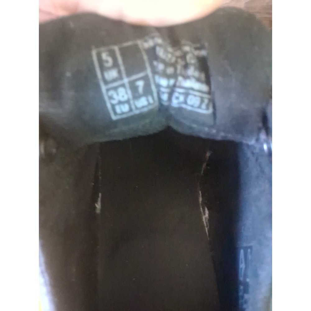 DR. MARTENS - Women Buzz 5-Eye Milled Napa Leather Shoes Size 7 - Picture 7 of 10